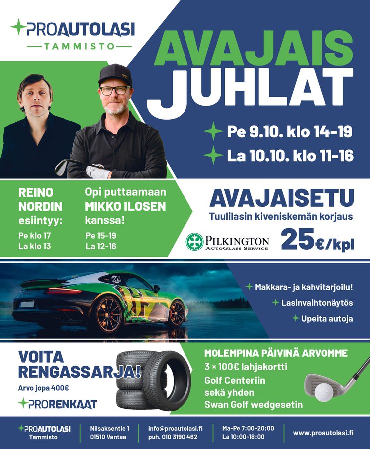 Proautolasi Tammisto avajaiset